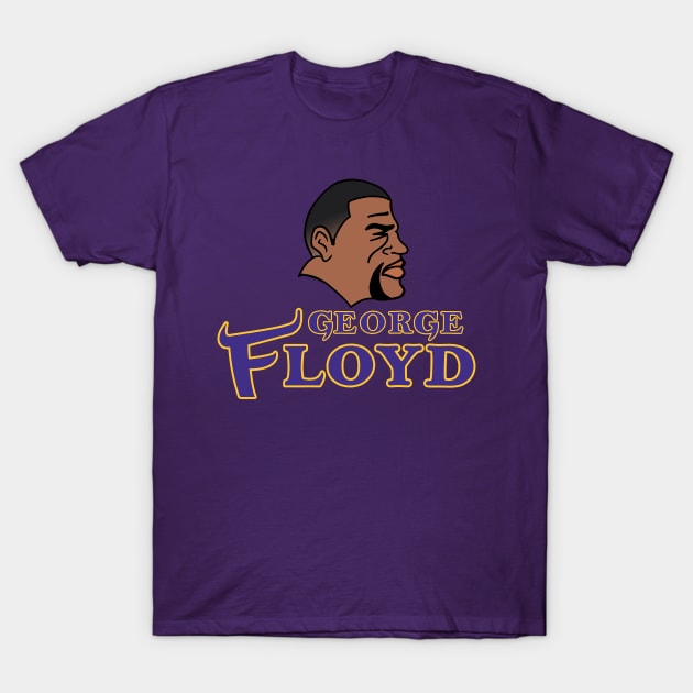 George Floyd the Viking T-Shirt by Mike Hampton Art